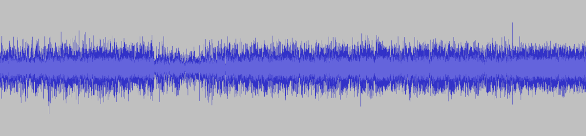 Audio wave form